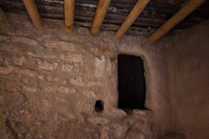 A small interior doorway looks more like a window.