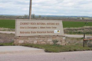 Chimney Rock National Historic Site sign