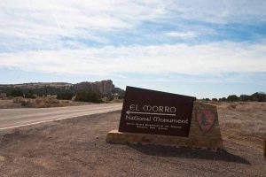 El Morro National Monument sign