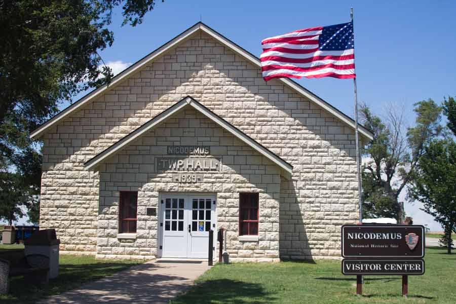 visitor center township hall dated 1939