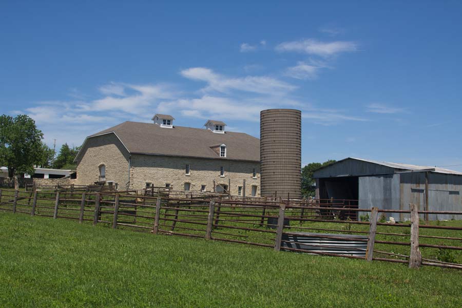 barn and silo