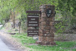 sign for Timpanogos Cave National Monument