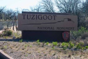 sign for Tuzigoot National Monument