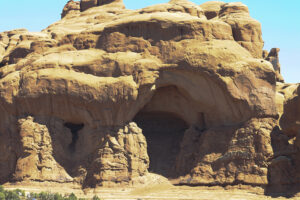 arch looks like a cave entrance