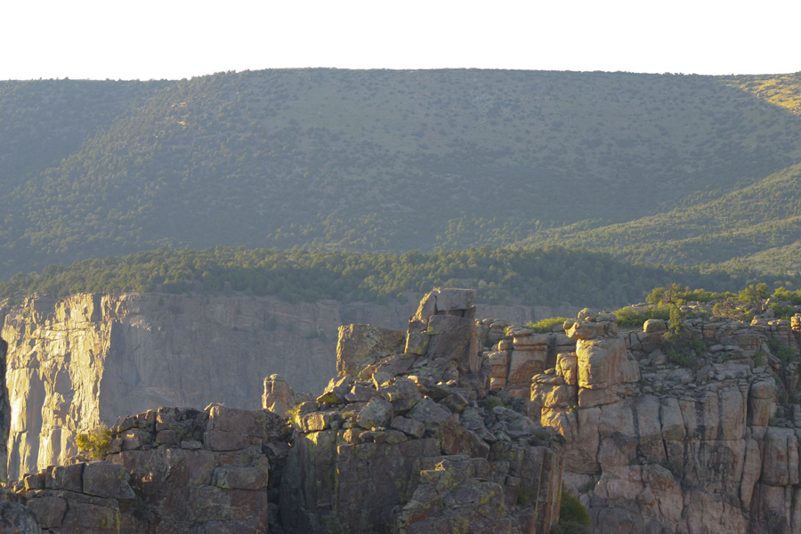 view across the top of the canyon