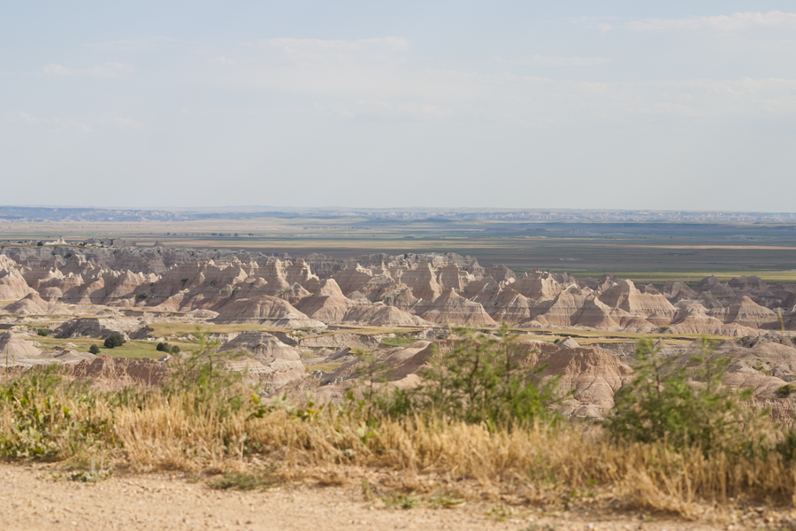 view of the Badlands
