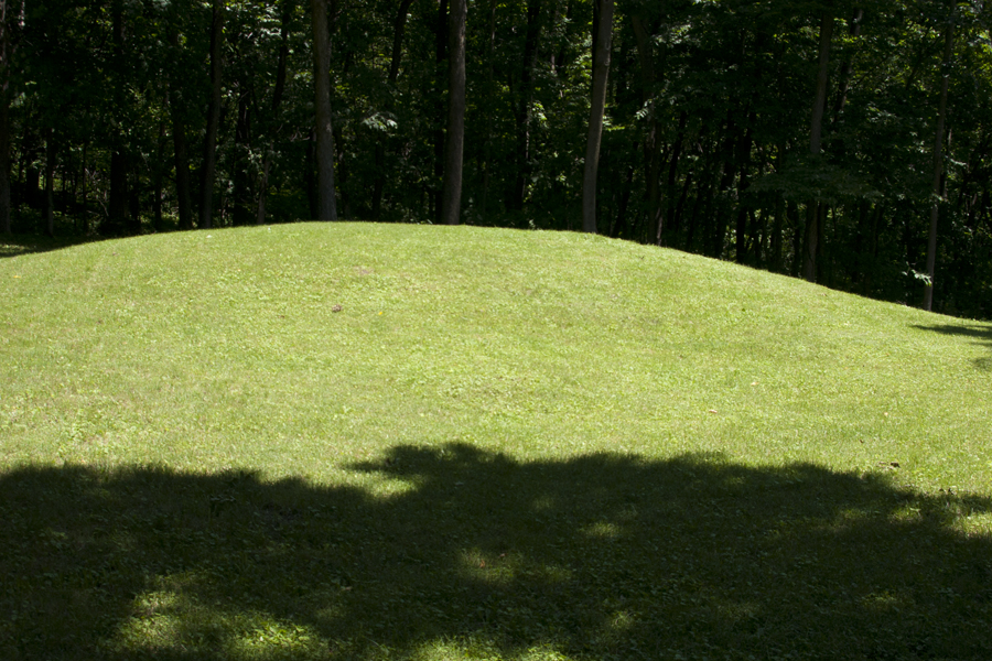 a burial mound or a hill?