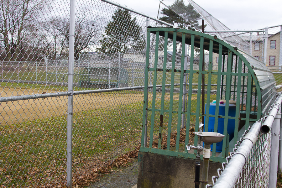 dugout at ball field