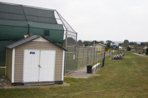 ballfield from behind