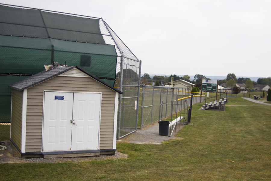 ballfield from behind