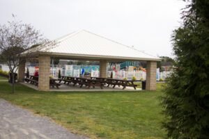 pavilion in front of playground