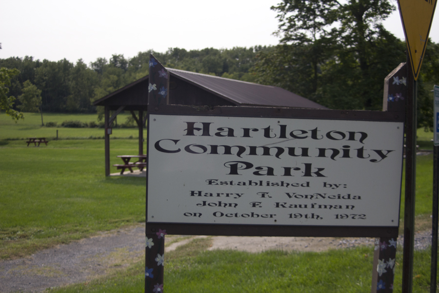 sign for Hartleton Community Park