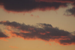 colorful sunset clouds