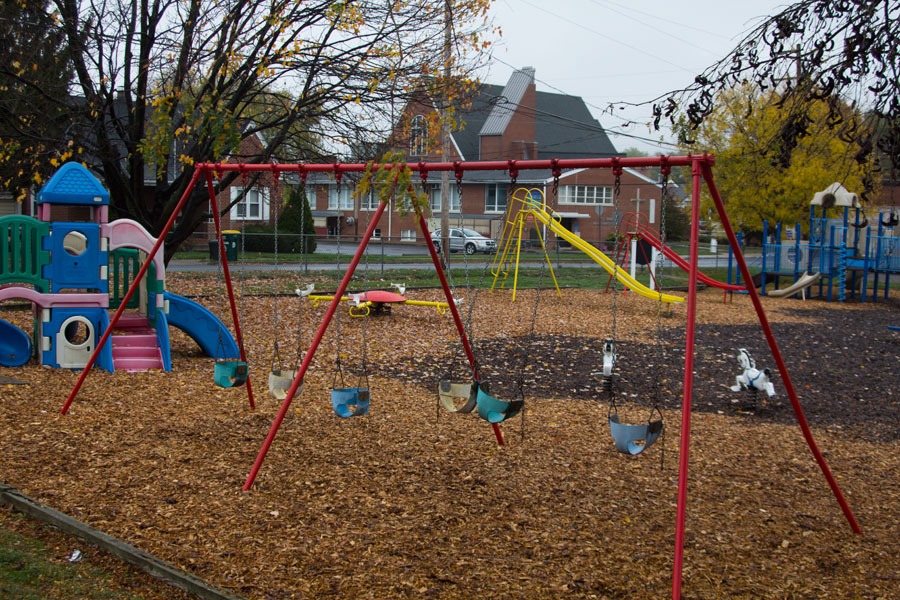 toddler swings and slides