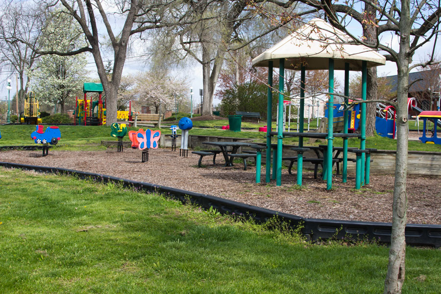 picnic table with shade cover