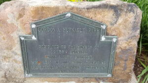 Gordon A. Hufnagle Park sign