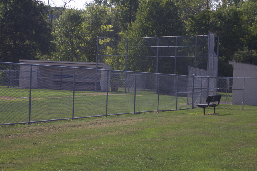 ball field dugout
