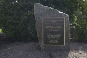 New Berlin Recreation Complex dedication rock