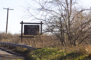 sign for state game lands