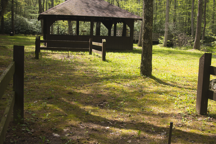 horseshoe pit at Sand Bridge State Park
