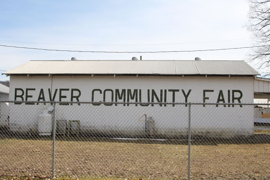 sign on building reads Beaver Community Fair