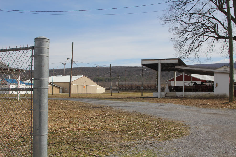 driveway into the fairgrounds