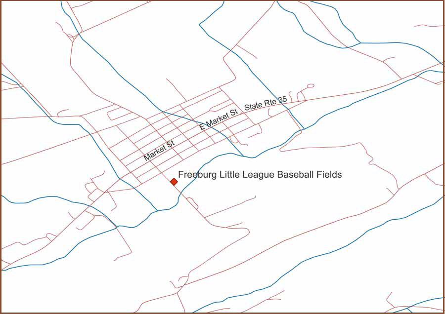 map of parks in Freeburg