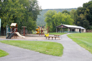 playground and pavilion