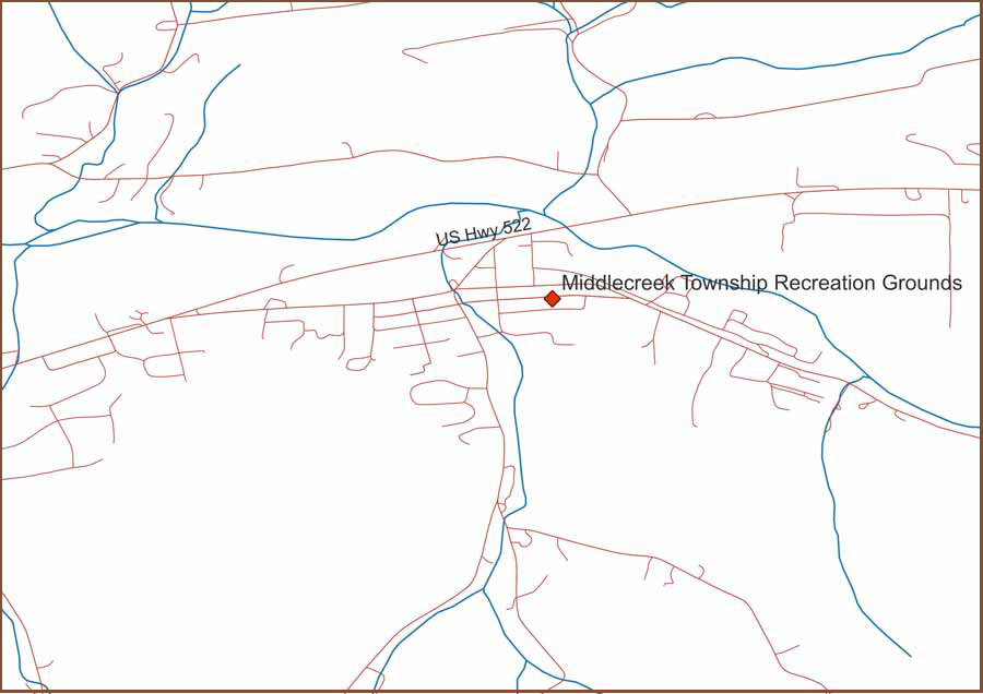 map of parks in Kreamer