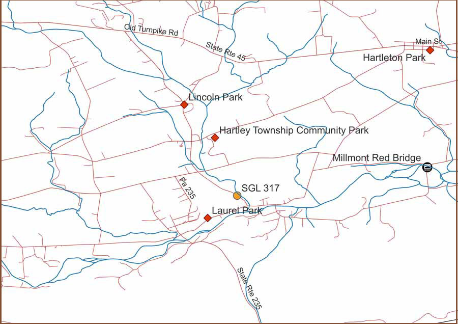 map of parks in Laurelton