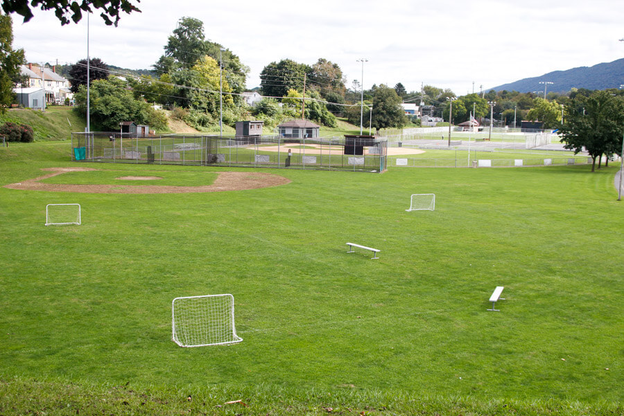 soccer fields