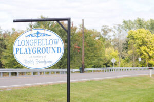 Longfellow Playground sign