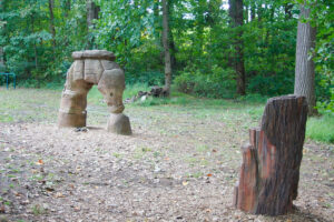 decorative rock formation