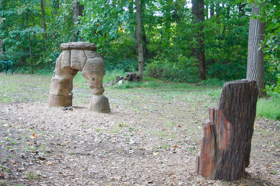 decorative rock formation