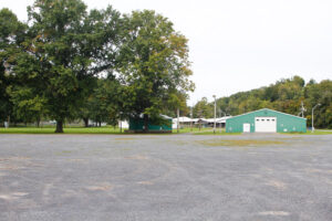 huge parking lot