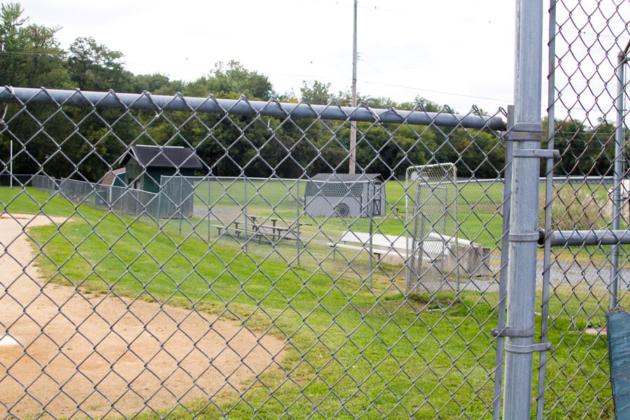 bench and bleachers