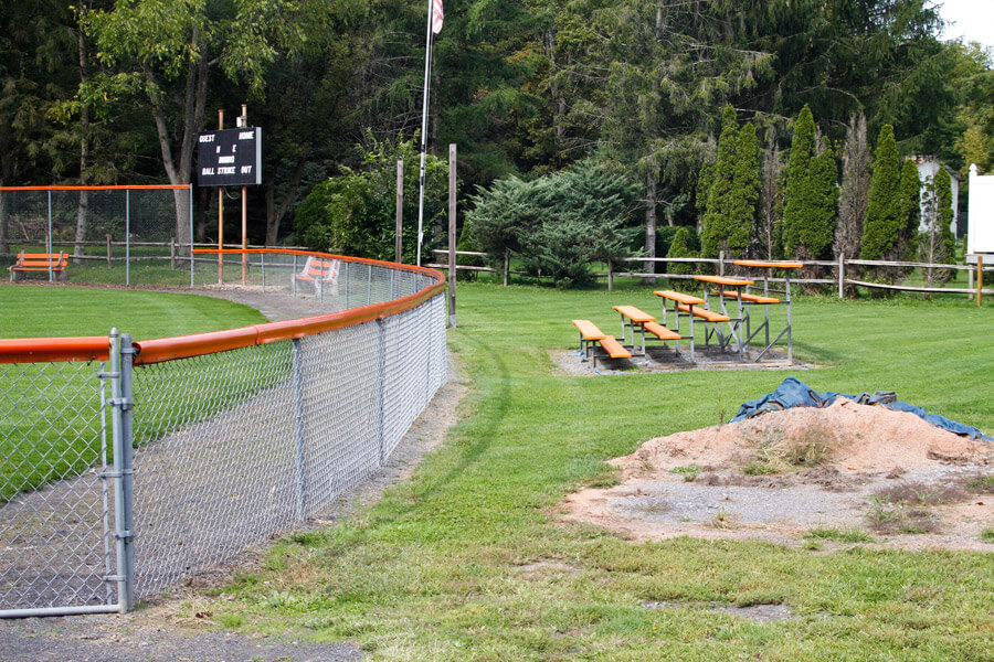 five tiered bleachers
