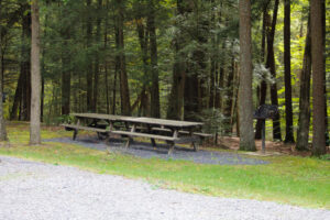 picnic tables