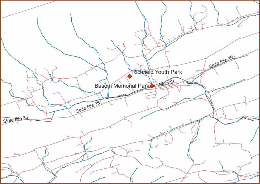 map of parks in Richfield