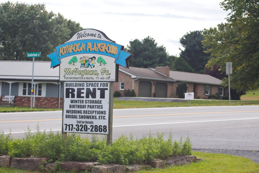 sign for Rothrock Playground