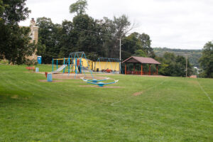playground and pavilion