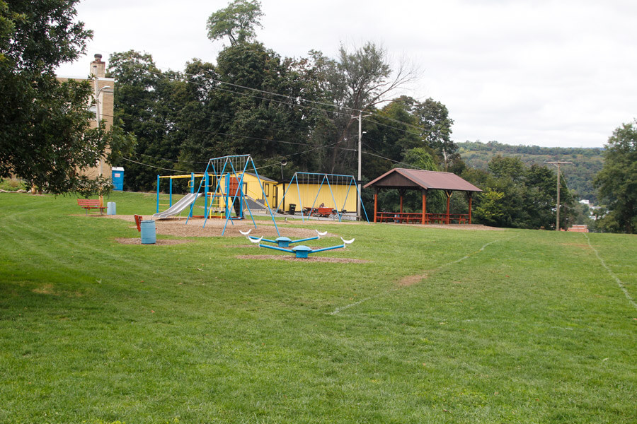 playground and pavilion