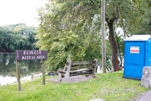 bench overlooking river