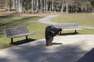 covered water fountain