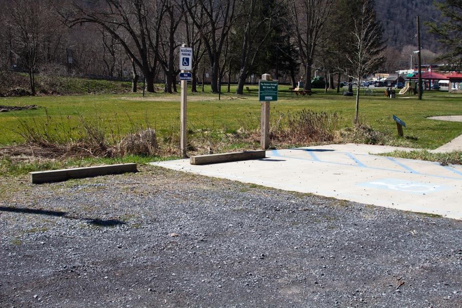 handicap parking spot