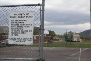 park rules sign