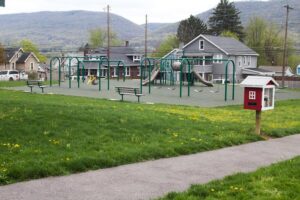 playground and free little library