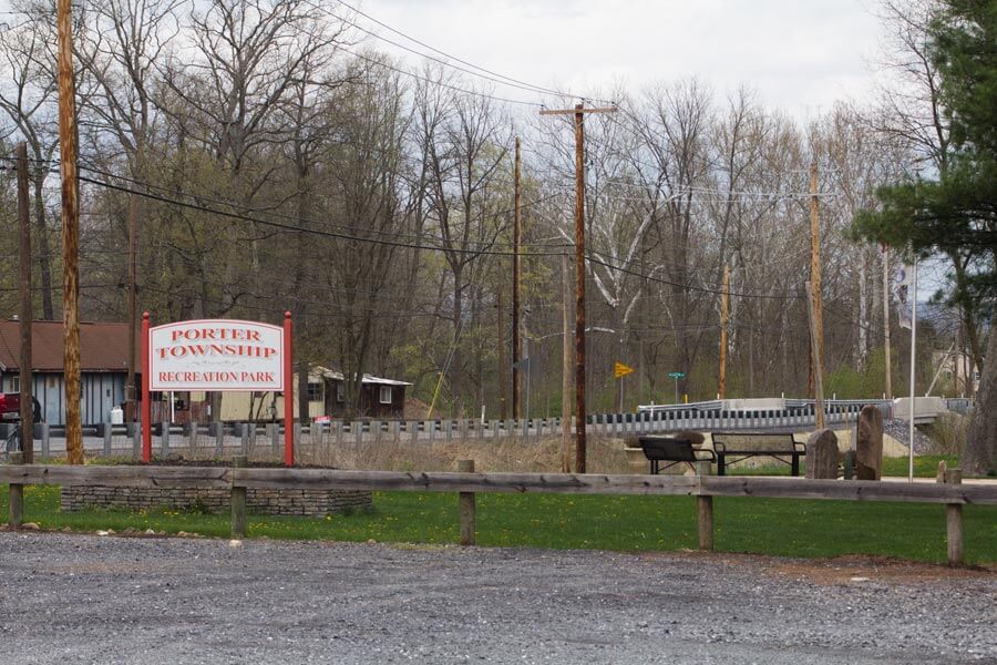Porter Township Recreation Park sign