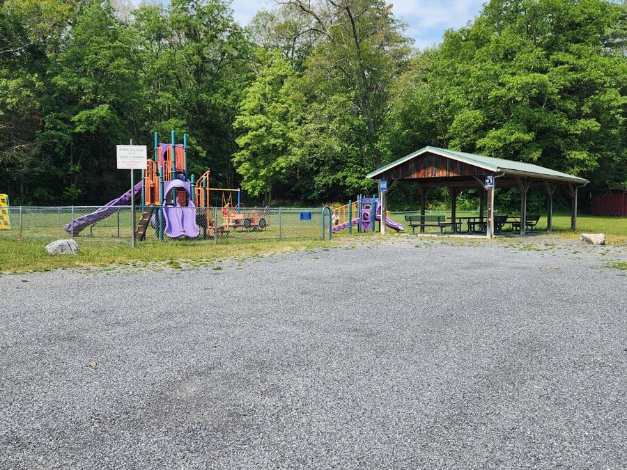 pavilion and playground