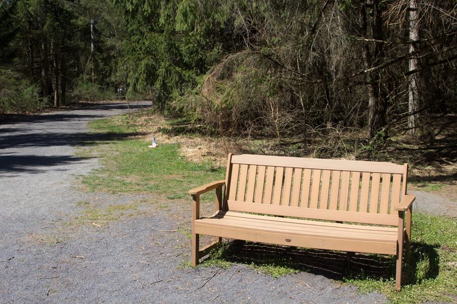 wood bench